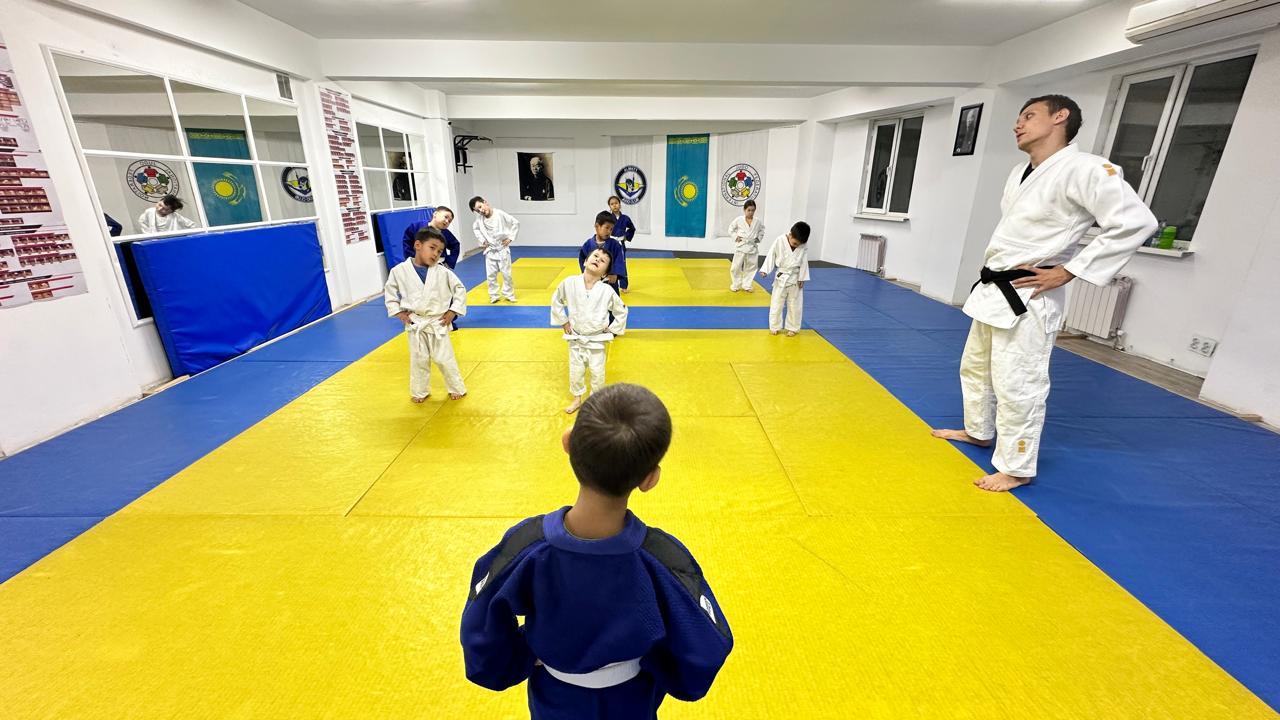 ALMATY JUDO CLUB-те дзюдо жаттығулары